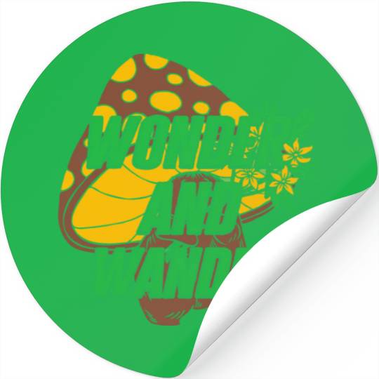 Fungi Stickers, Wonder And Wander Stickers, Funny Healthy