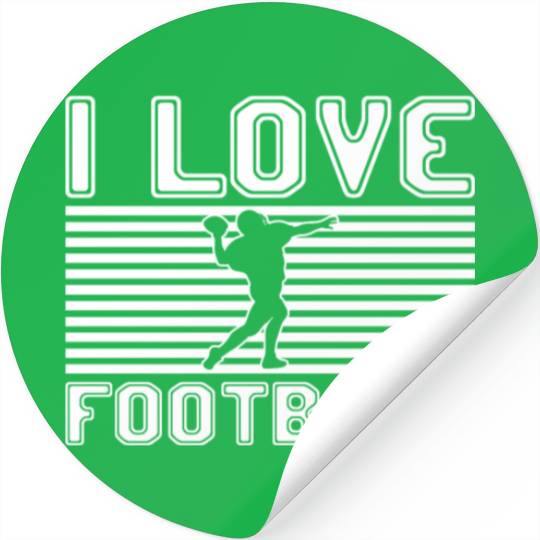 I love football Stickers