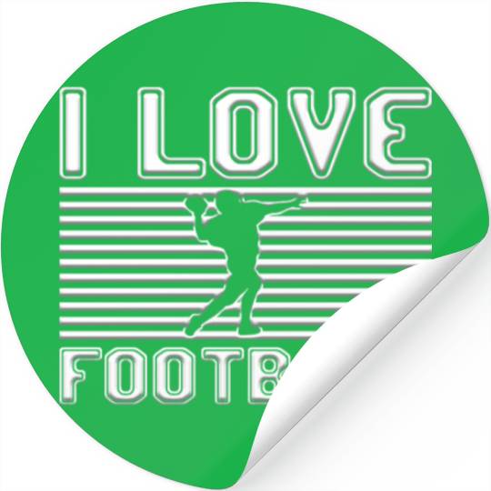 I love football Stickers