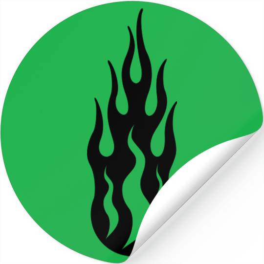 tribal flame Stickers