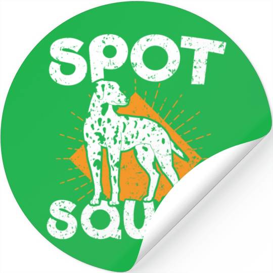 Spot Squad Paw Love Puppy Breeder Dalmatian Dog Stickers