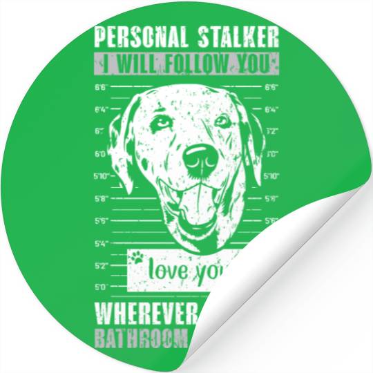 Spot Squad Paw Love Puppy Breeder Dalmatian Dog Stickers
