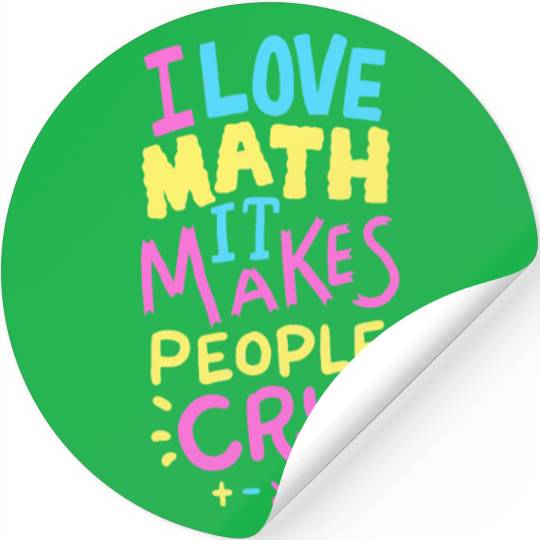 Funny Math Teacher Mathematician Math Lovers Stickers