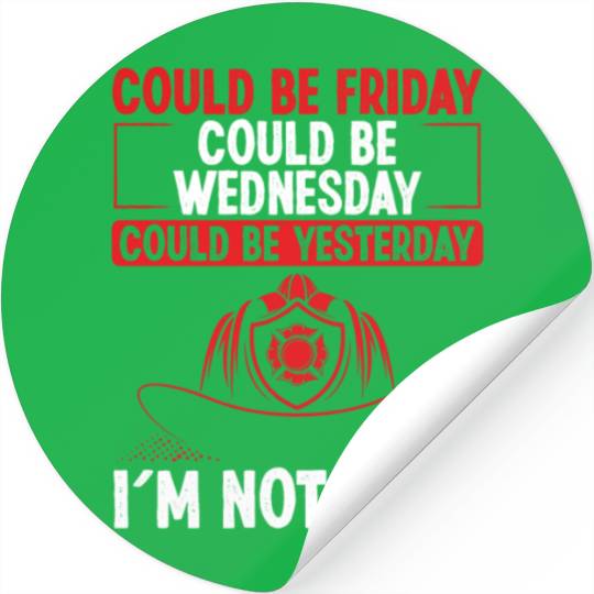 Night Shift Firefighter Volunteer Fire Mask Hose Stickers