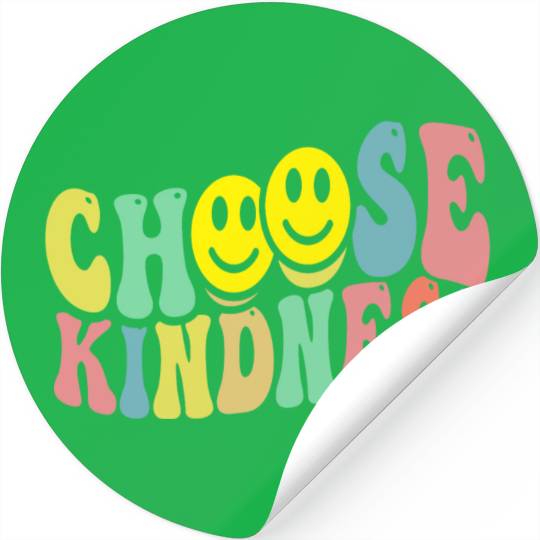 Choose Kindness - Rainbow Love Tolerance Gay LGBT Stickers