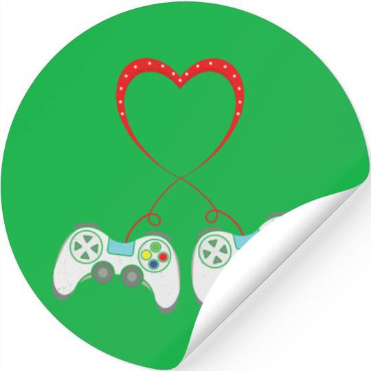 Love Controller Play Video Game Heart Gamer Gaming Stickers