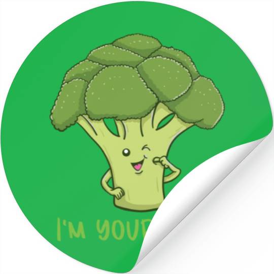 I m Your Bro for Broccoli Lover Stickers