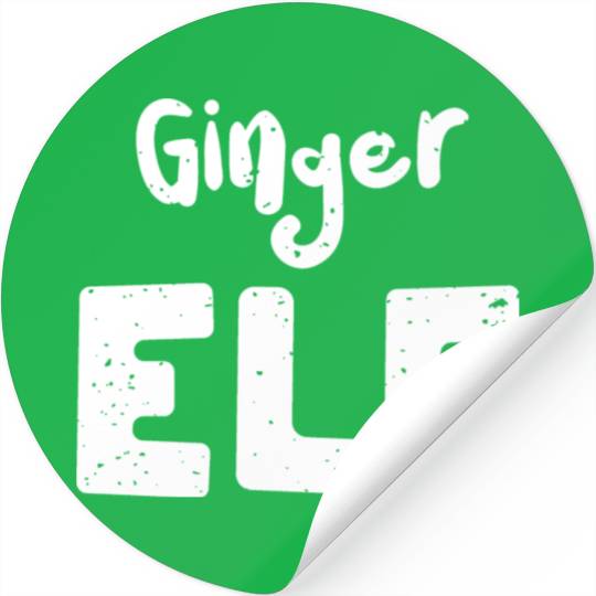 Ginger Elf - Christmas Elf Stickers