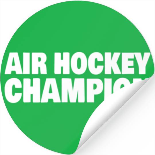 Air Hockey Champion Air Hockey Player Stickers