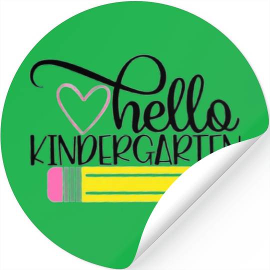 Happy First Day of Back to School Student Teacher Stickers