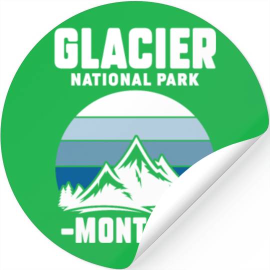 Glacier National Park Montana Stickers