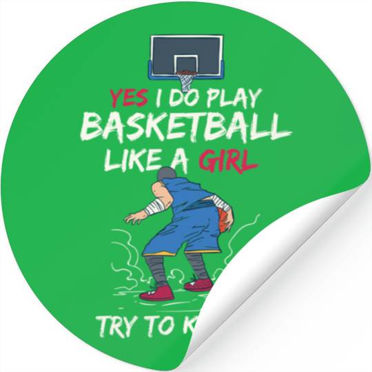 Basketballer Basketball Player Gift Stickers