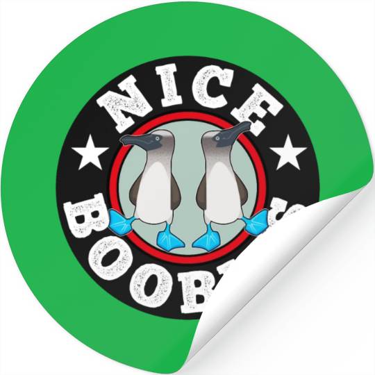 Blue Footed Booby Bird Funny Gift Stickers