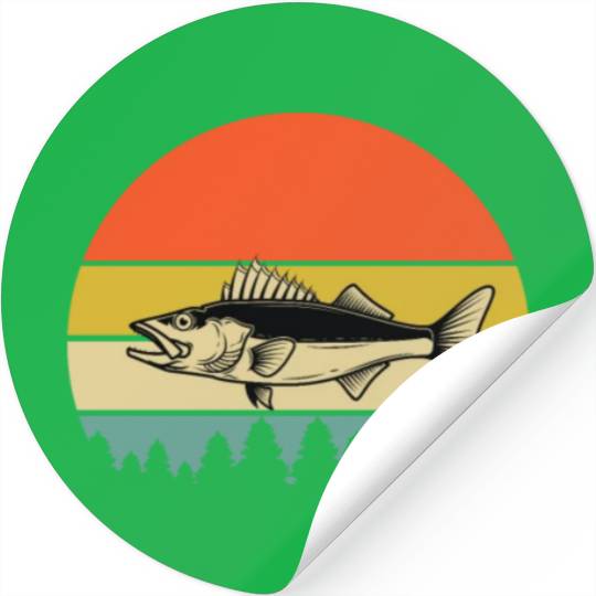 Walleye Fishing Stickers