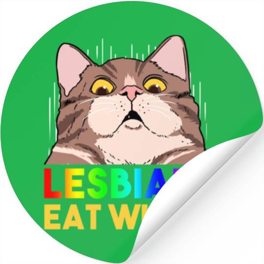 Lesbians Eat What For Lesbian Stickers