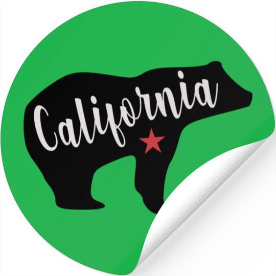 California Bear Flag Stickers