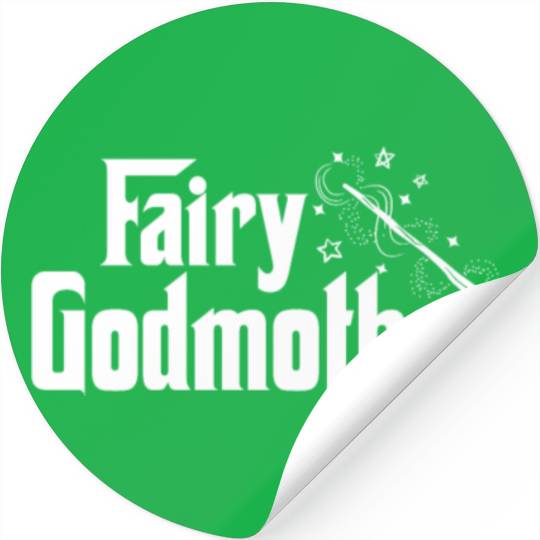 Fairy Godmother Cute Wand Star Spell Fantasy Gift Stickers
