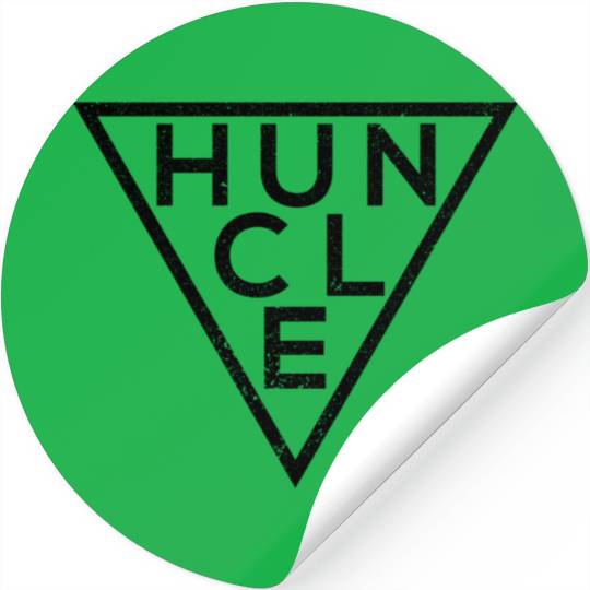 Huncle Triangular Uncle Stickers