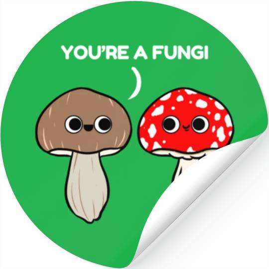 You re A Fungi for Mushroom Lover Stickers
