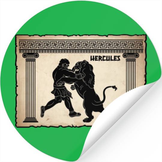 Greek Mythology Gifts Greece Mythology Art Lion He Stickers
