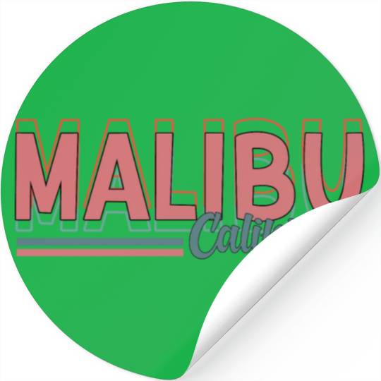 Malibu - California 2022 Stickers
