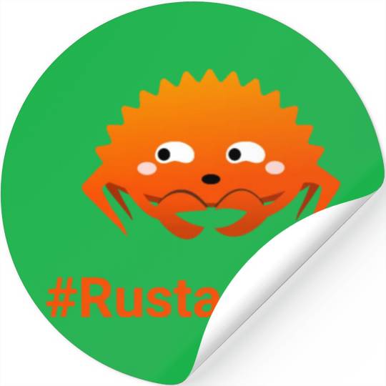 I'm a Geek Rust programmer - Call me Rustacean Stickers