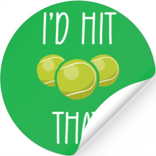 Tennis Player Present Tennis Club Coach Sport Stickers