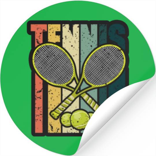 Tennis Player Present Tennis Club Coach Sport Stickers
