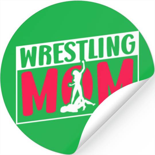 Wrestling Mom Martial Arts Wrestler Wrestle Hobby Stickers