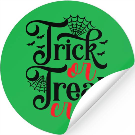 Trick or treat crew Stickers