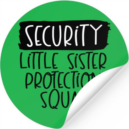 Big Brother Stickers Security for Little Sister
