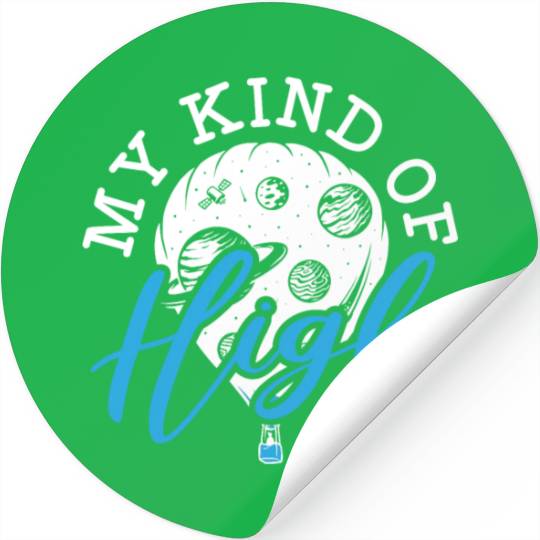 My Kind Of High Hot Air Balloon Ride Balloonist Stickers