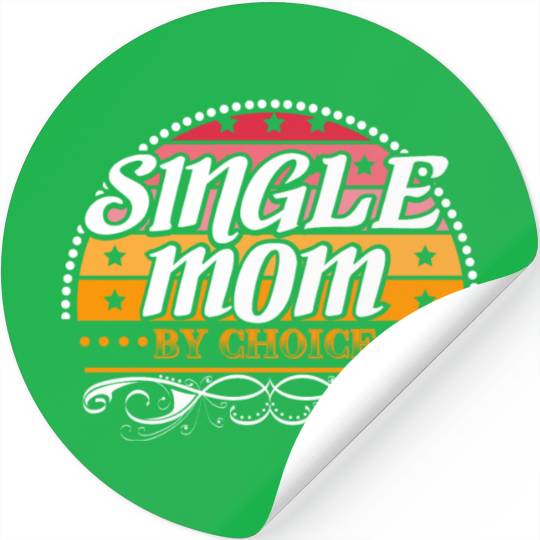 Single Mother Son Stickers