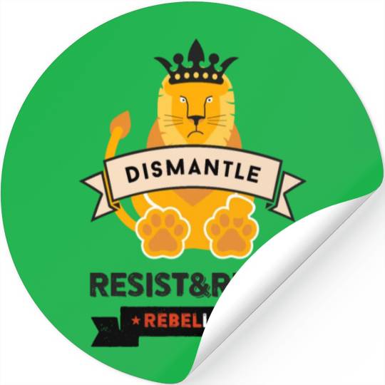 RR22xRebel Lion Stickers