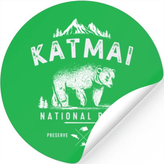 Alaska Stickers Men's Women Children USA North Pole