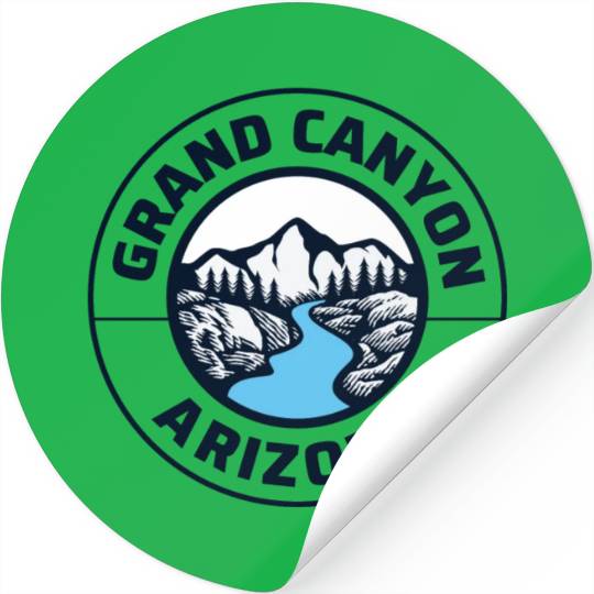 Grand Canyon Arizonna State Lovers Mountains Nature Stickers