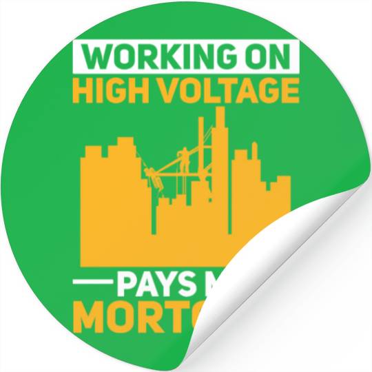 Electrician Electrical Engineer Lineman Stickers
