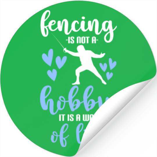 Fencing Sport Stickers