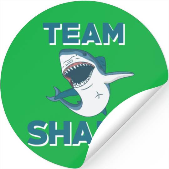 Team Shark Stickers