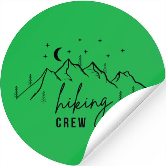 Hiking Crew Stickers