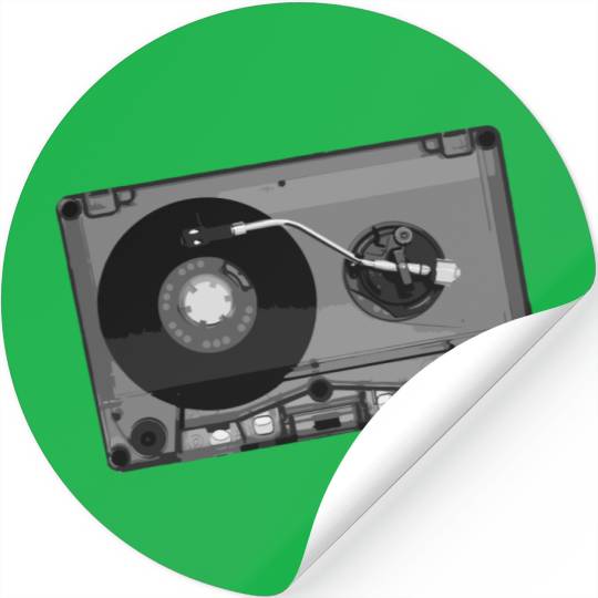 Turntable Cassette Music Stickers