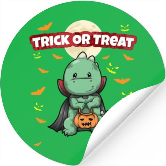 Trick Or Treat Scary Creepy Halloween Monster Stickers