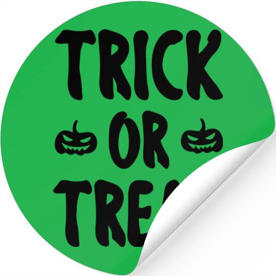 Halloween Trick or Treat Stickers