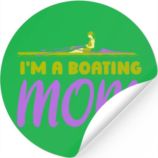 I'm A Boating Mom Yacht Captain Boat Ship Stickers