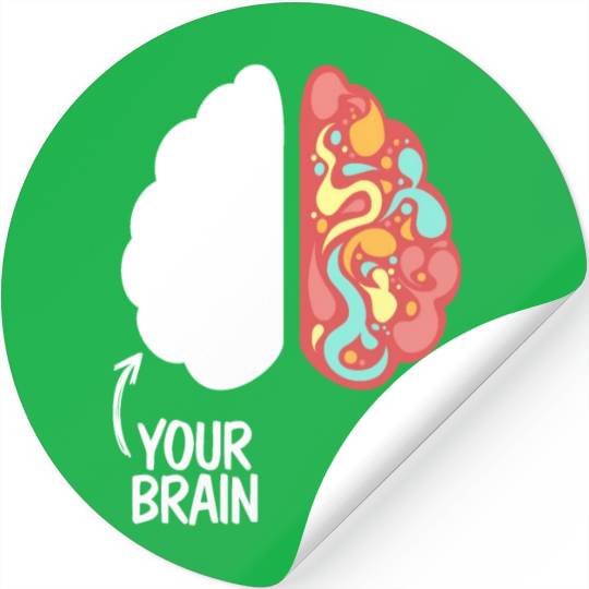 Your Brain My Brain Embrace Neurodiversity ADHD Stickers