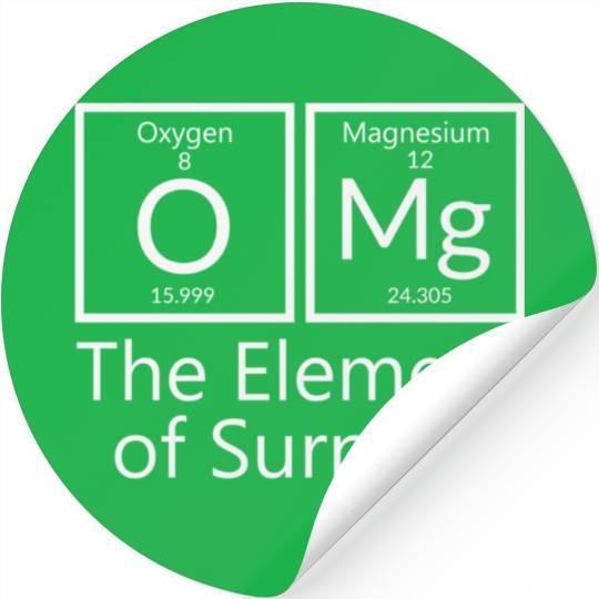 OMG element of surprise Periodic table elements Ch Stickers