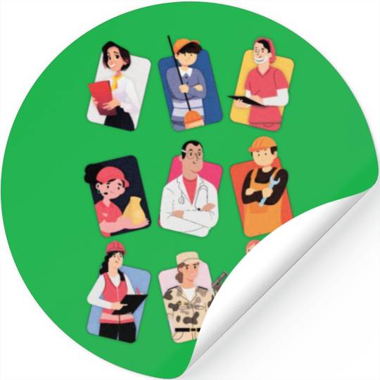 Labor Day America and Canada 2022 Stickers Designs