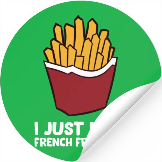 Fries - I just love french fries, ok? Stickers