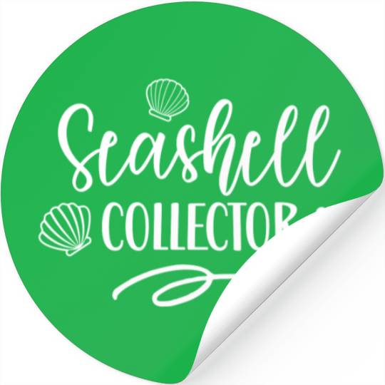 Seashell Collector Beach Seashells Collect Stickers