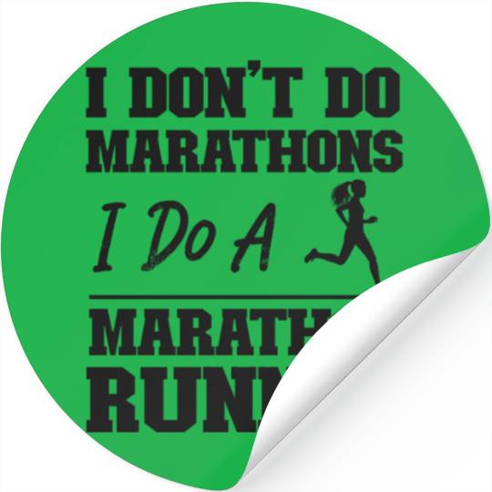 Running Runner Half Marathon I Stickers